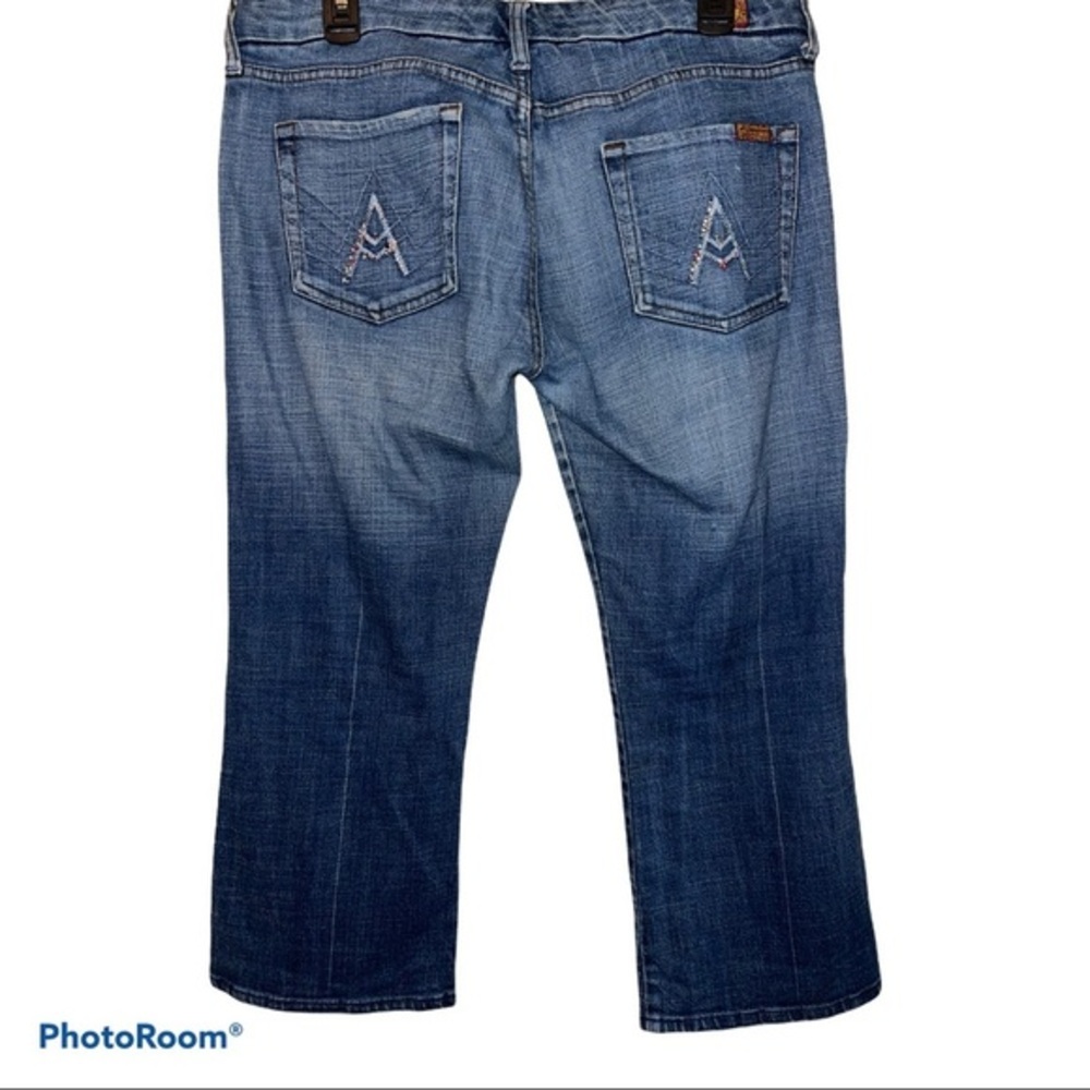 7 for All Mankind Vintage Crop “A” Pocket Jeans 31/12